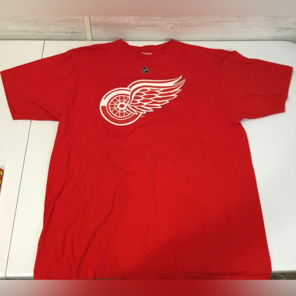 DETROIT RED WINGS JIMMY HOWARD #35 Reebok Player T-Shirt (XL)
